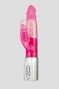 Vibratore Rabbit Disco 25 cm Rosa