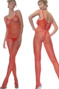 Tuta Sexy a Rete con Bretelline